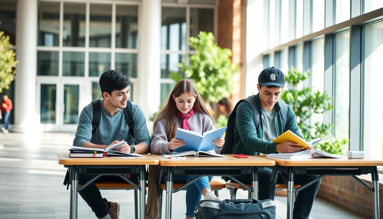 University campus and academic environment in New York