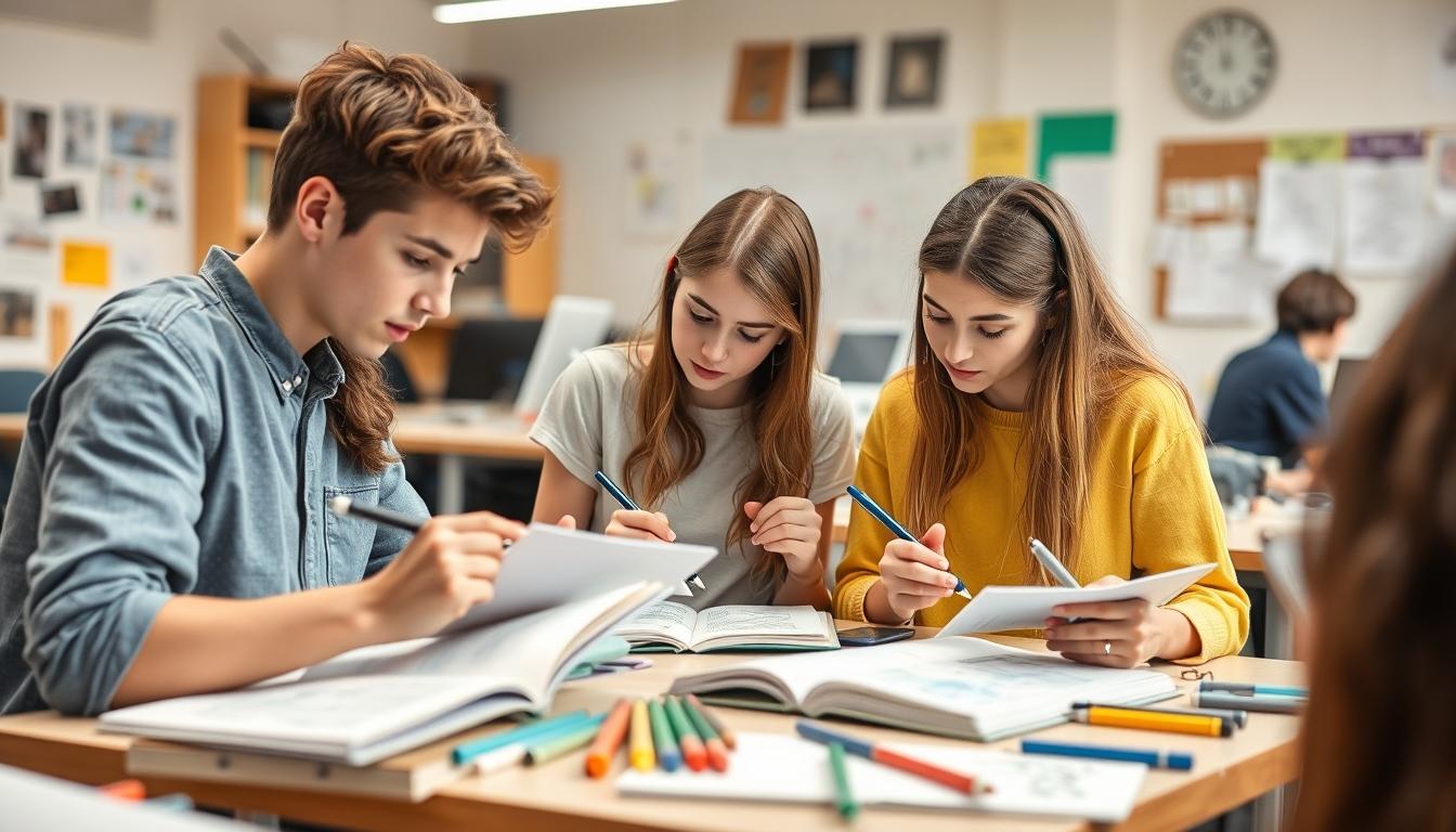 Modern university campus for students